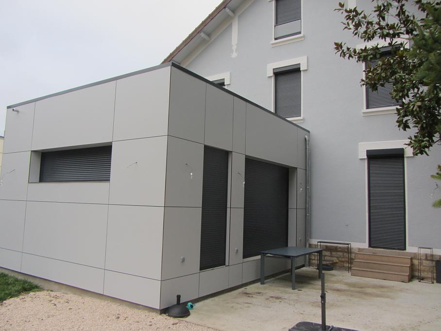 Façade maison après