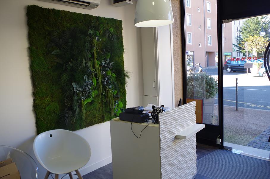 Accueil salon après