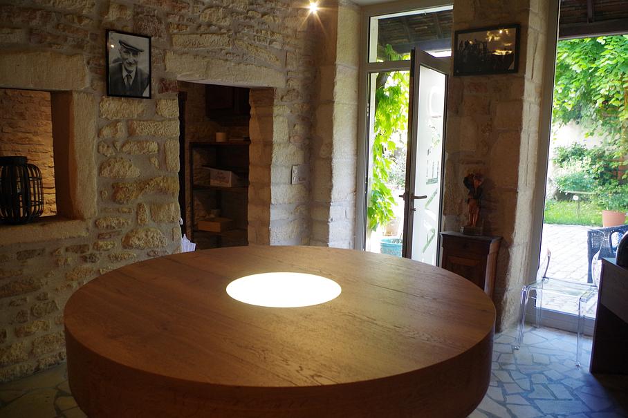 Après aménagement caveau