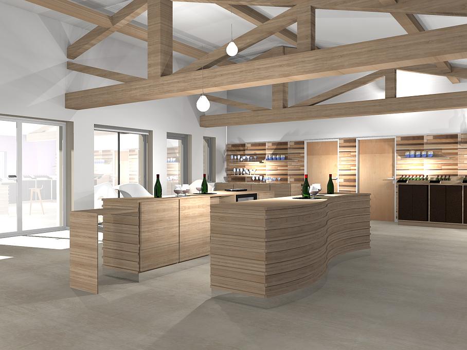 projet comptoir caveau