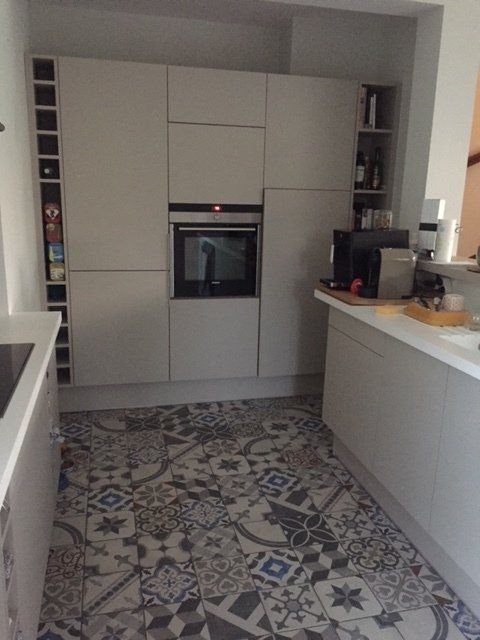 cuisine grise après relooking