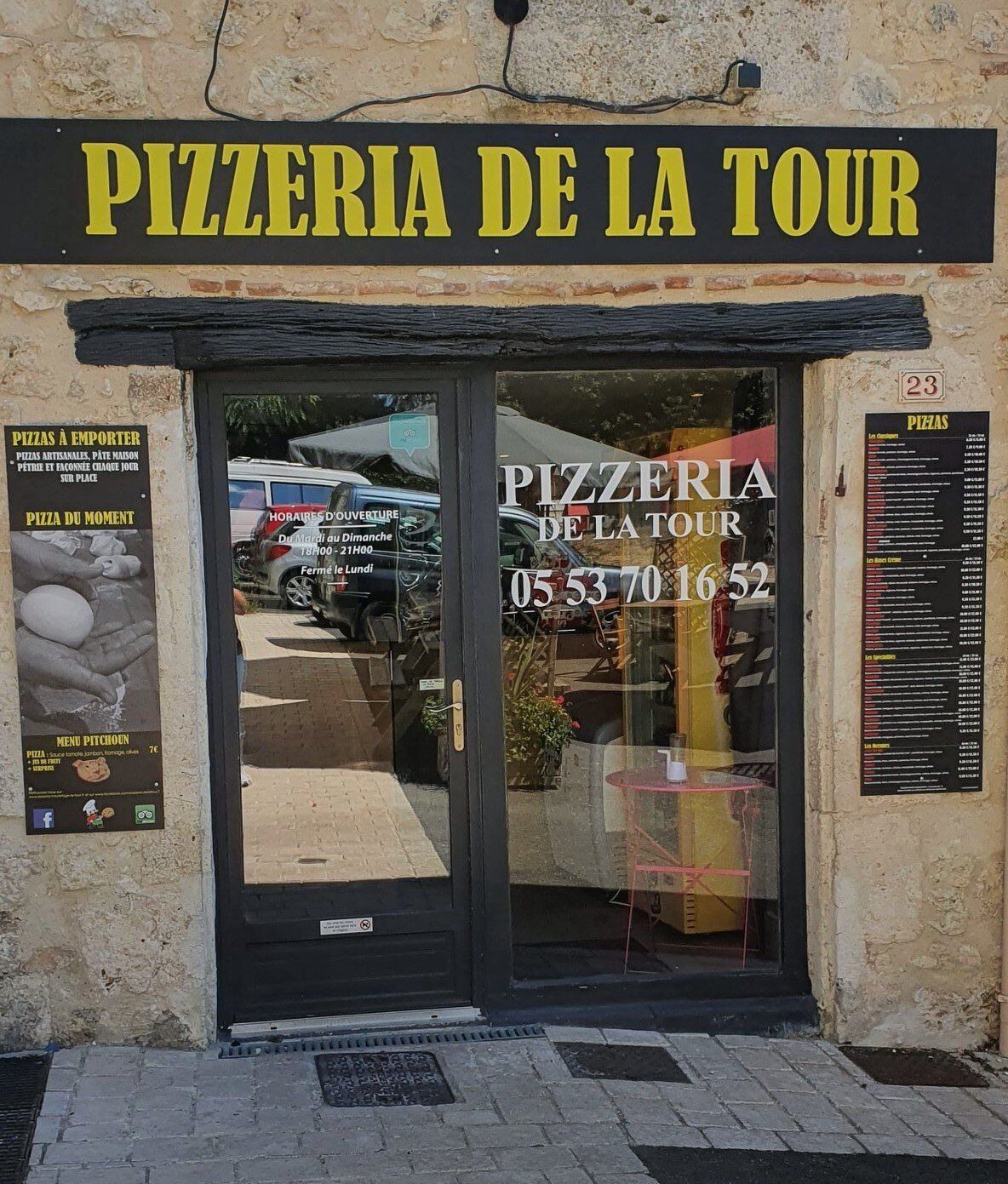 plan de la tour pizzeria