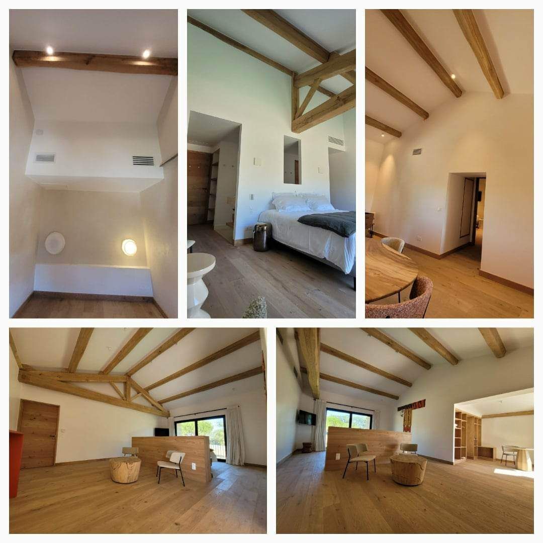 Différentes étapes de la rénovation d'une chambre