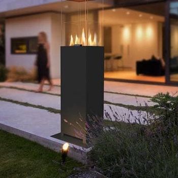 Photo de poêle d'extérieur.