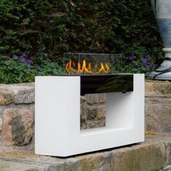 Photo de poêle d'extérieur.