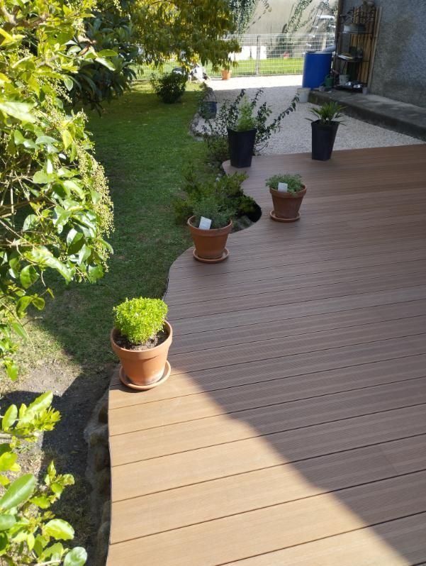 Bord de terrasse en composite