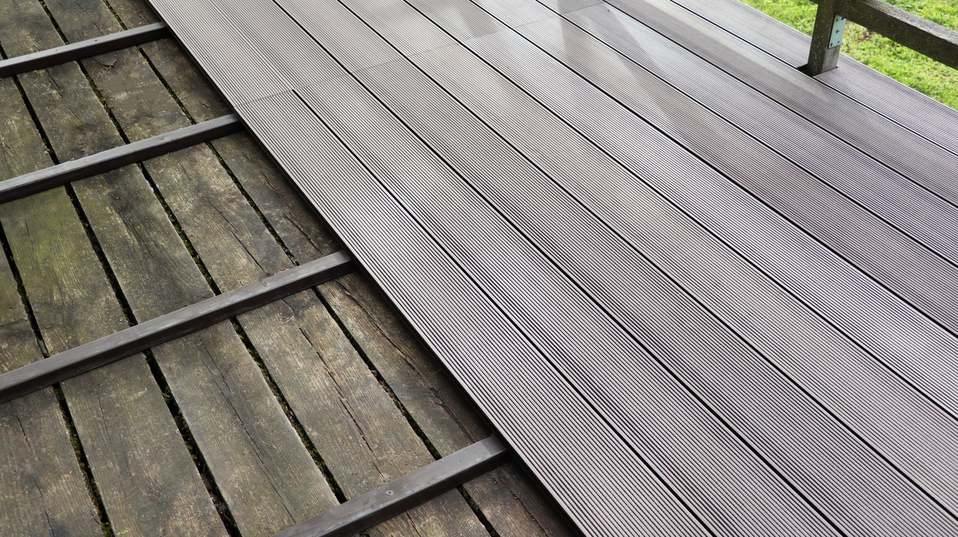 Aménagement d'une terrasse en composite