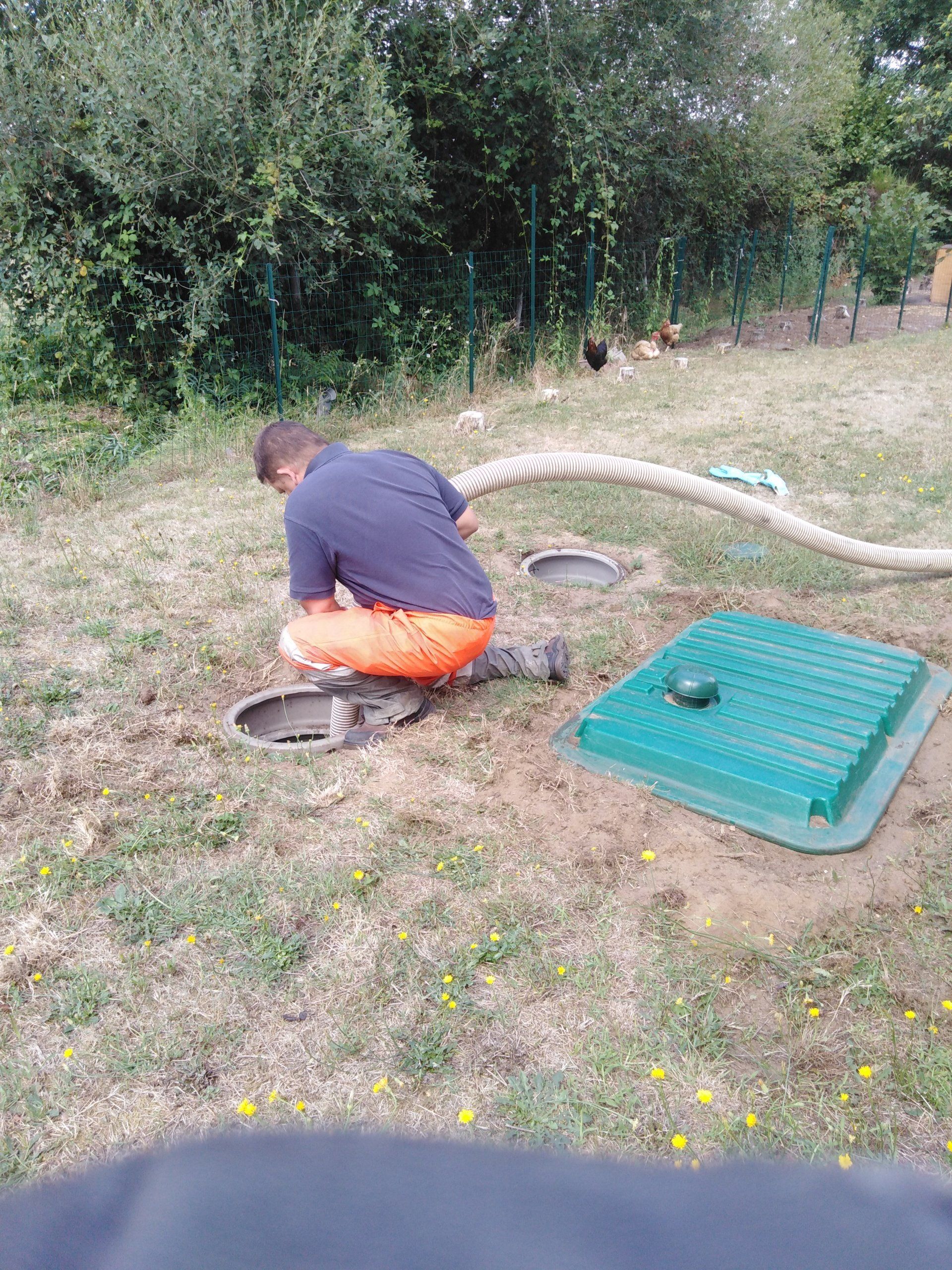 Vidange de dégraisseur