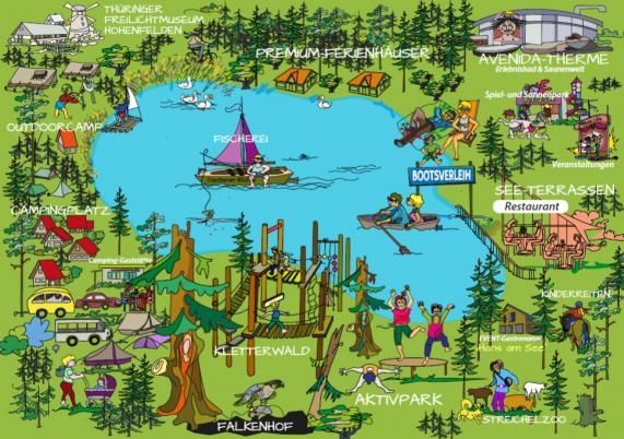 Campingplatz Hohenfelden Plan