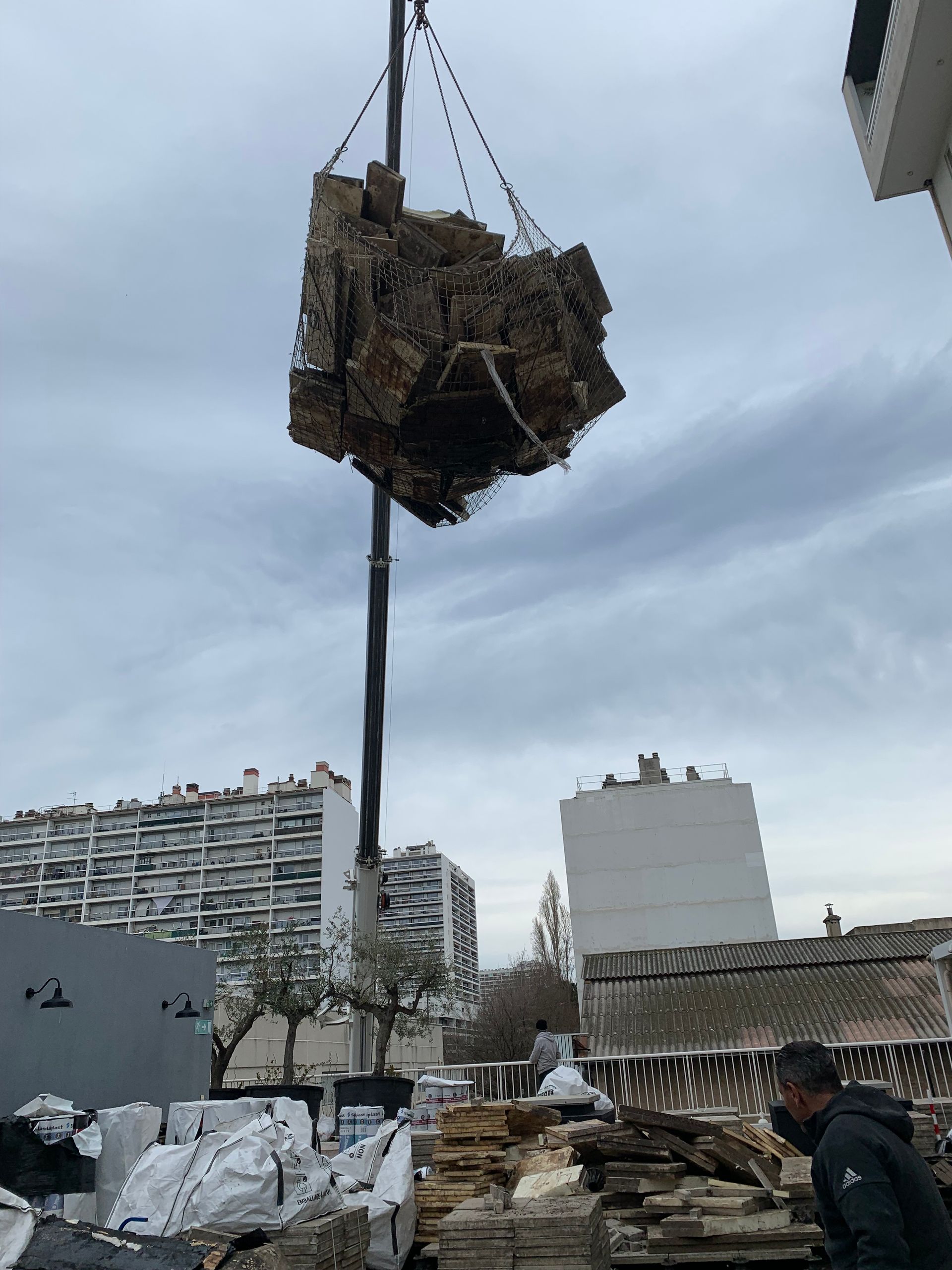 Evacuation des déchets