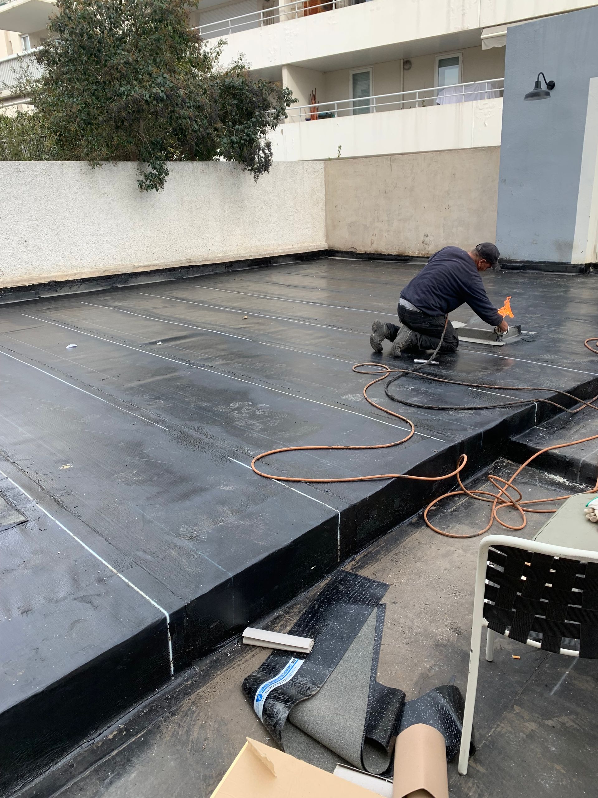 Etanchéité membrane EDPM