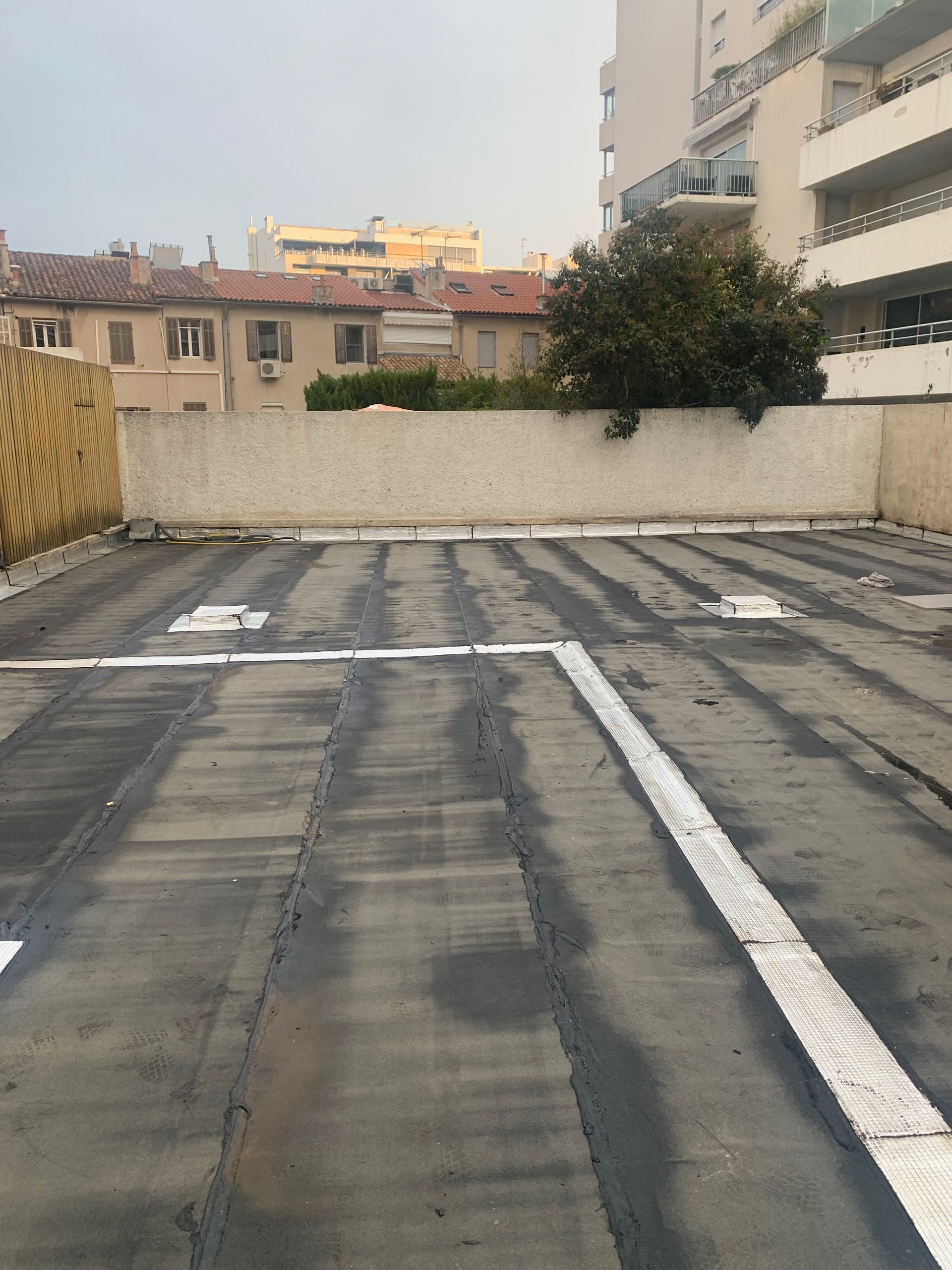 Étanchéité toiture plate