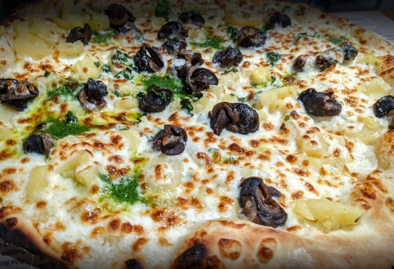 Pizza aux champignons