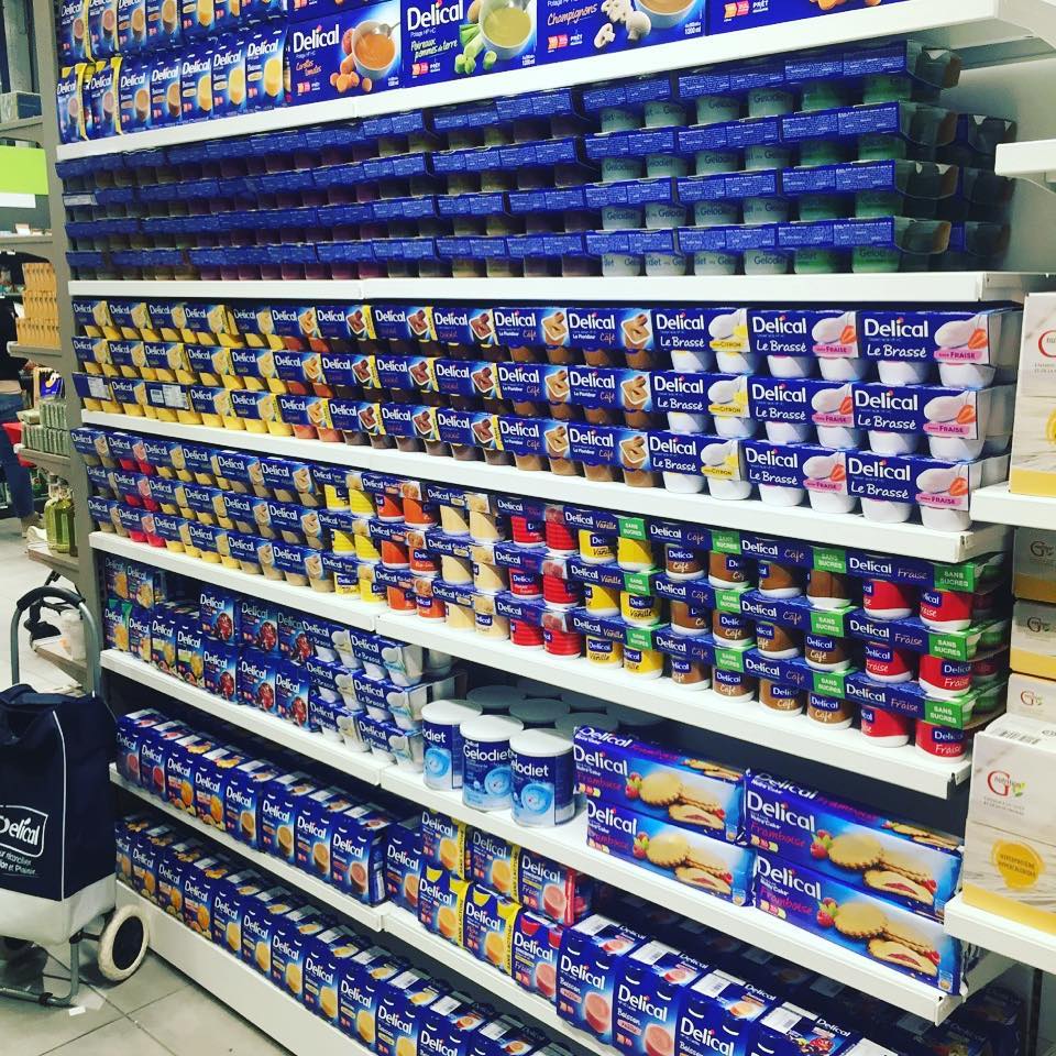 Rayon de compléments alimentaires