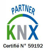 Partnet KNX Certifié numéro 59192