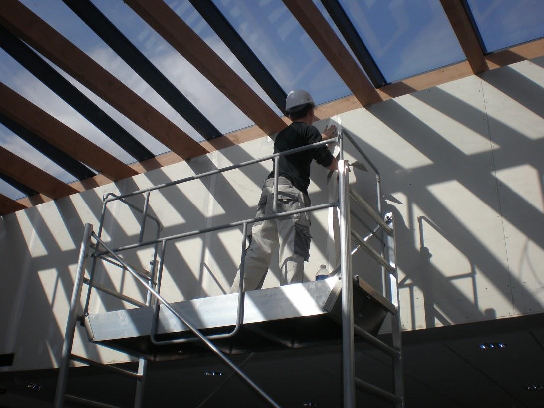 Installationd e plaques de plâtre