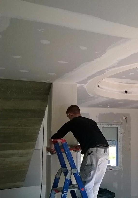 Plâtrage des murs