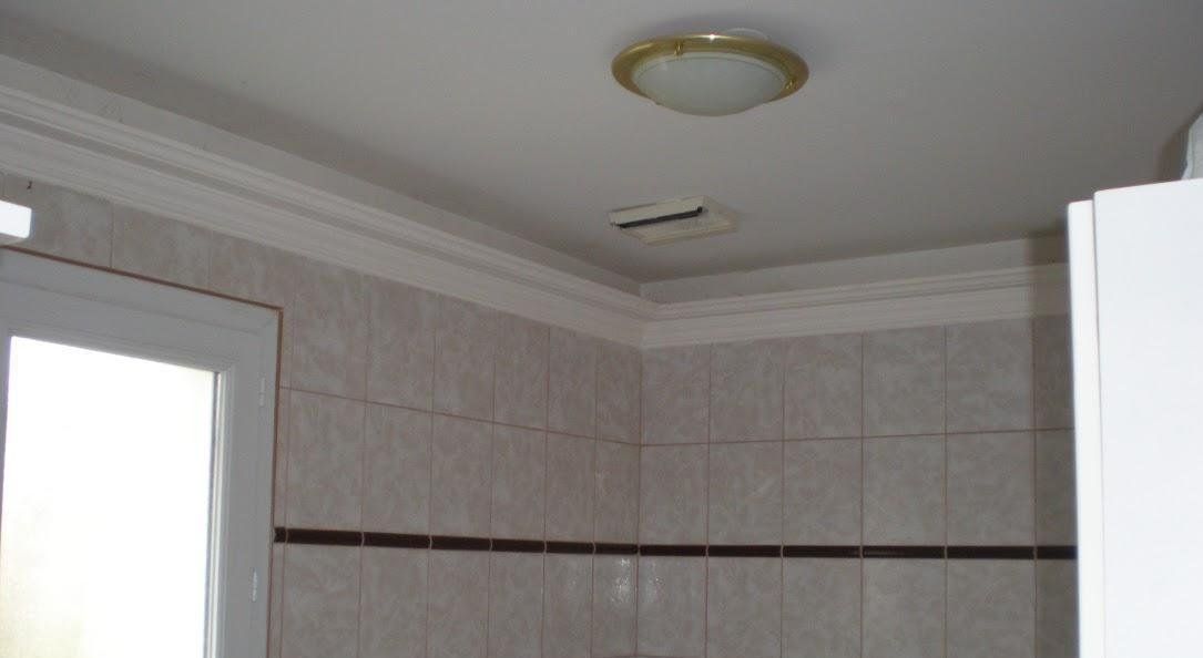 Plafond salle de bain