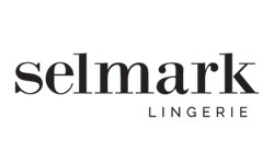 Logotipo de Selmark Lingerie con "selmark" en letras en negrita sobre "LINGERIE".