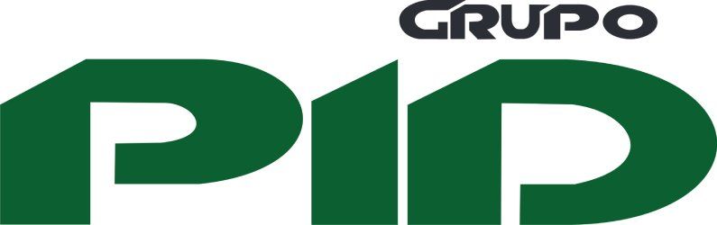 Logotipo de GRUPO PIP en verde y negro sobre fondo blanco.