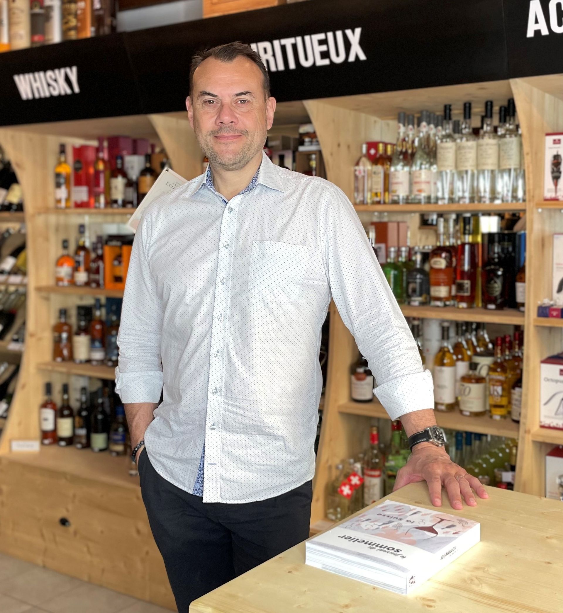 Laurent Marion, propriétaire de La Cave à Jules