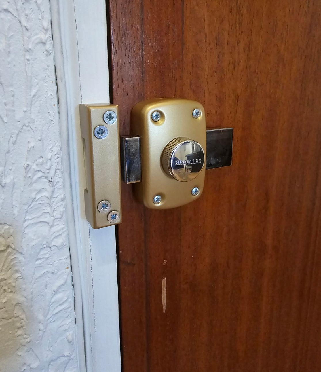 Poignée de porte en acier