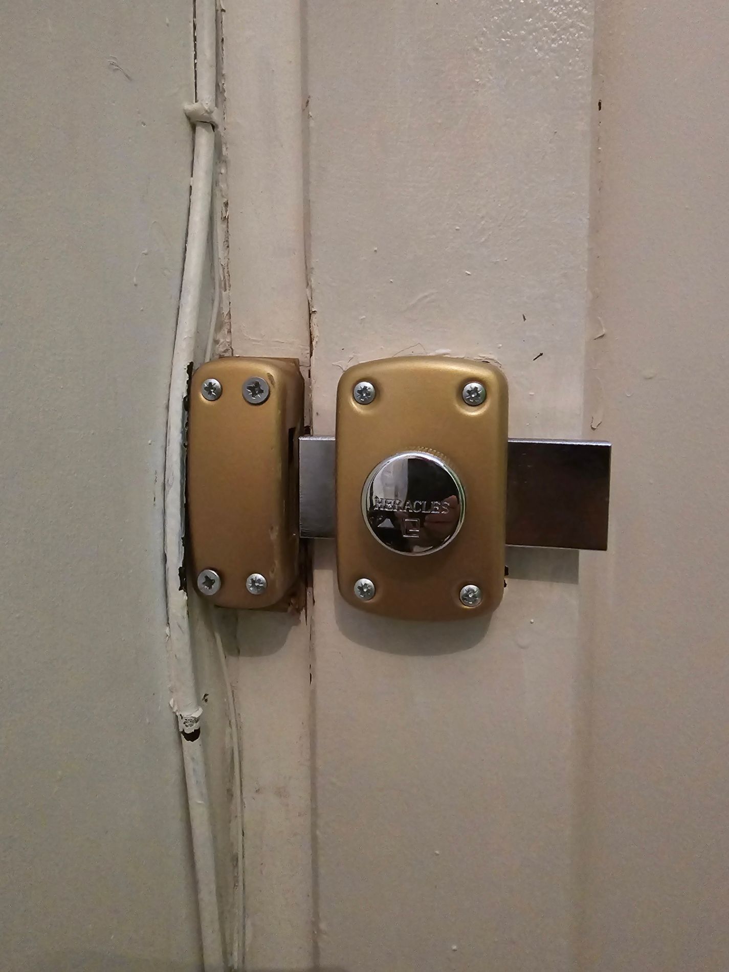 Serrure d'un portail de maison