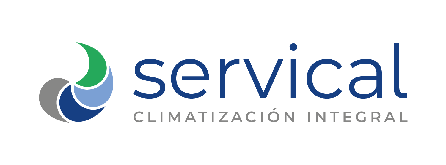 Se muestra un logotipo de una empresa llamada servical sobre un fondo blanco.