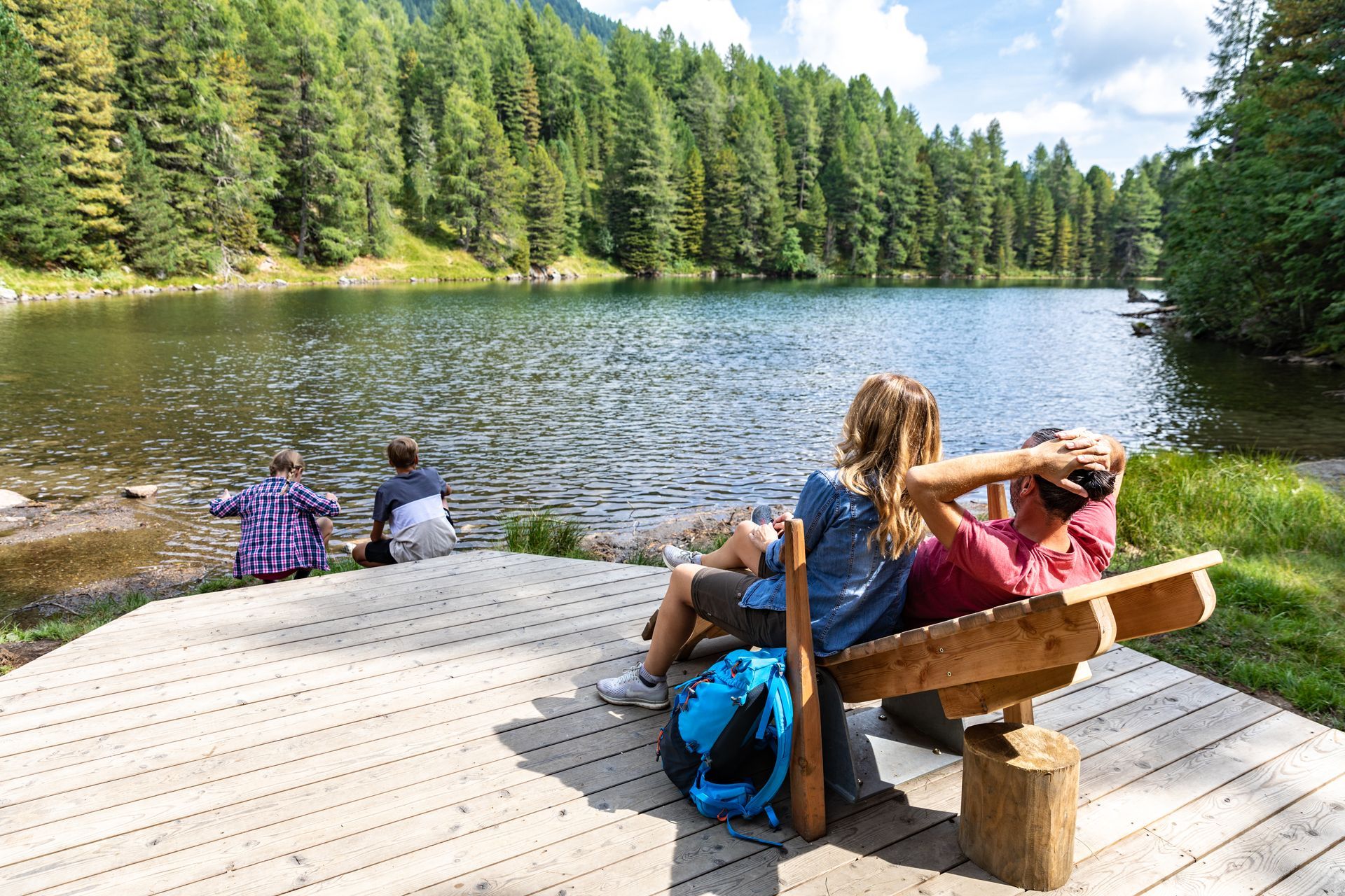 Familie am See Turracher Höhe