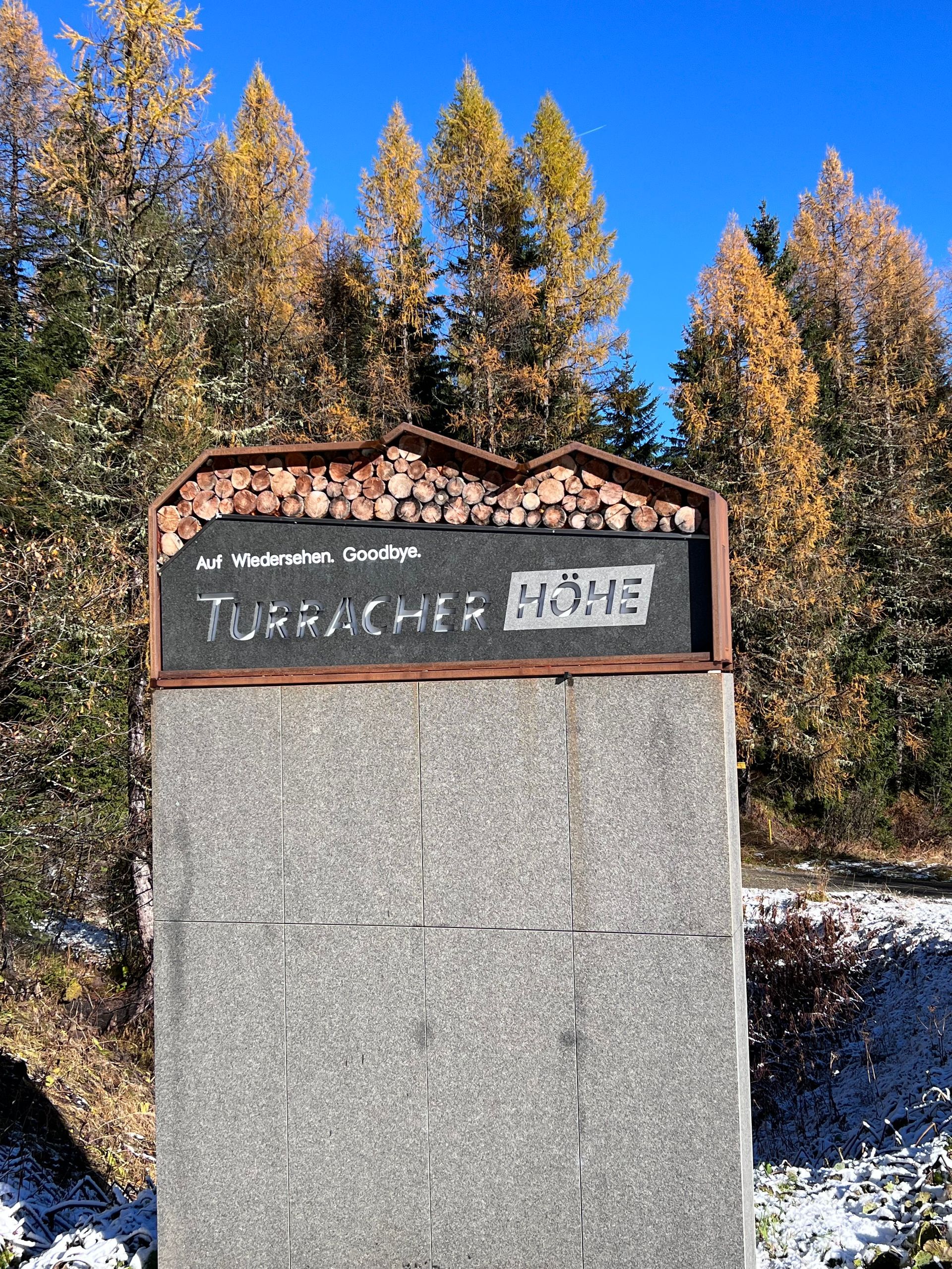Schild Turracher Höhe