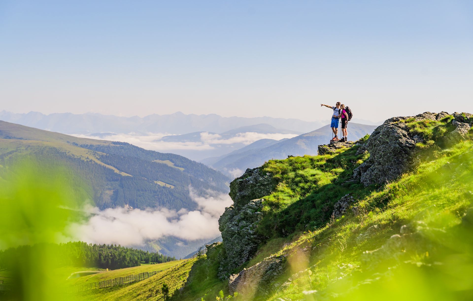 Bergsteiger auf Turracher Höhe