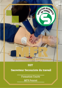 Personne pratiquant un massage cardiaque sur un mannequin lors d'une formation à la sécurité au travail.