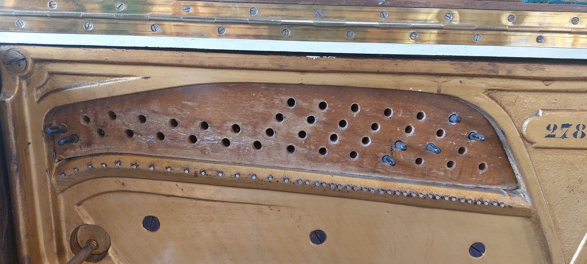 Restauration d'un piano