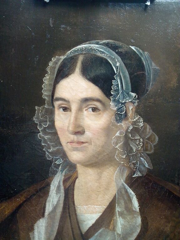 portrait de femme XIXème