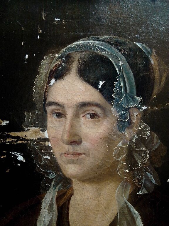 portrait de femme XIXème