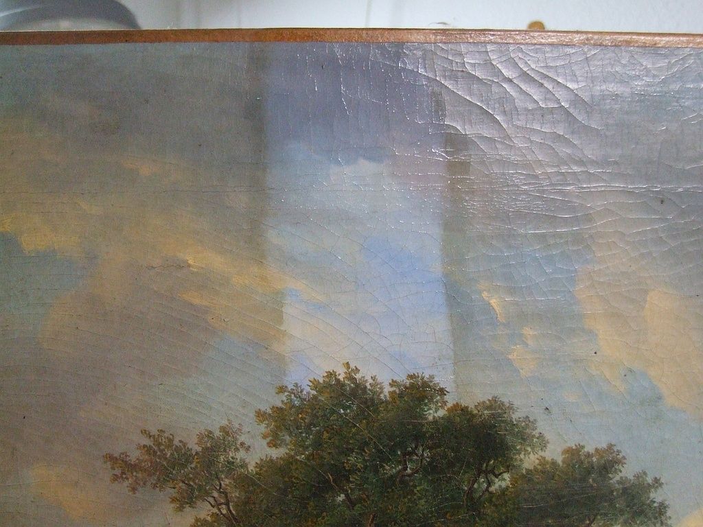 Détail allégement du vernis