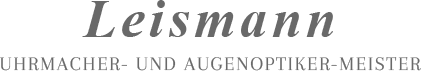 Logo Leismann Uhrmacher und Augenoptiker-Meister