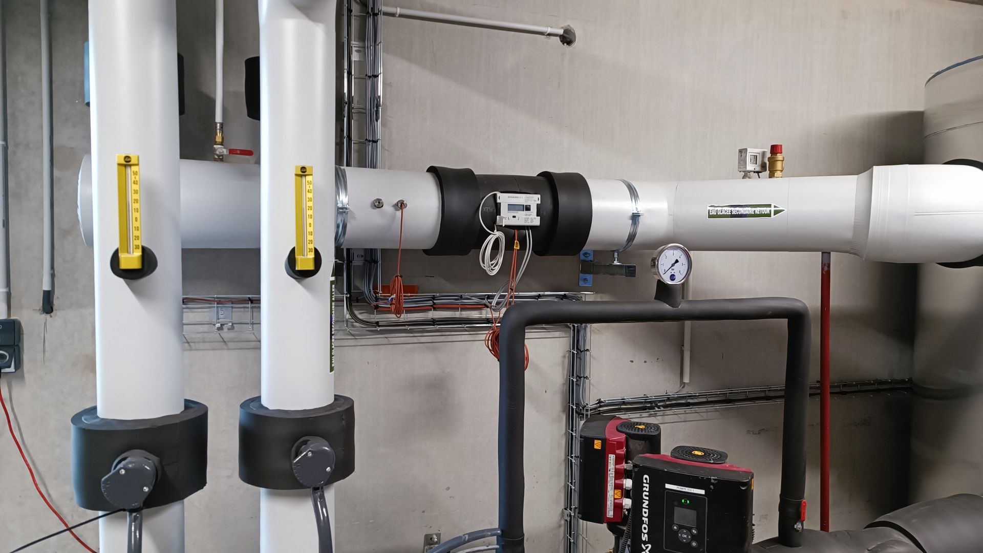 Isolation thermique de tuyauterie