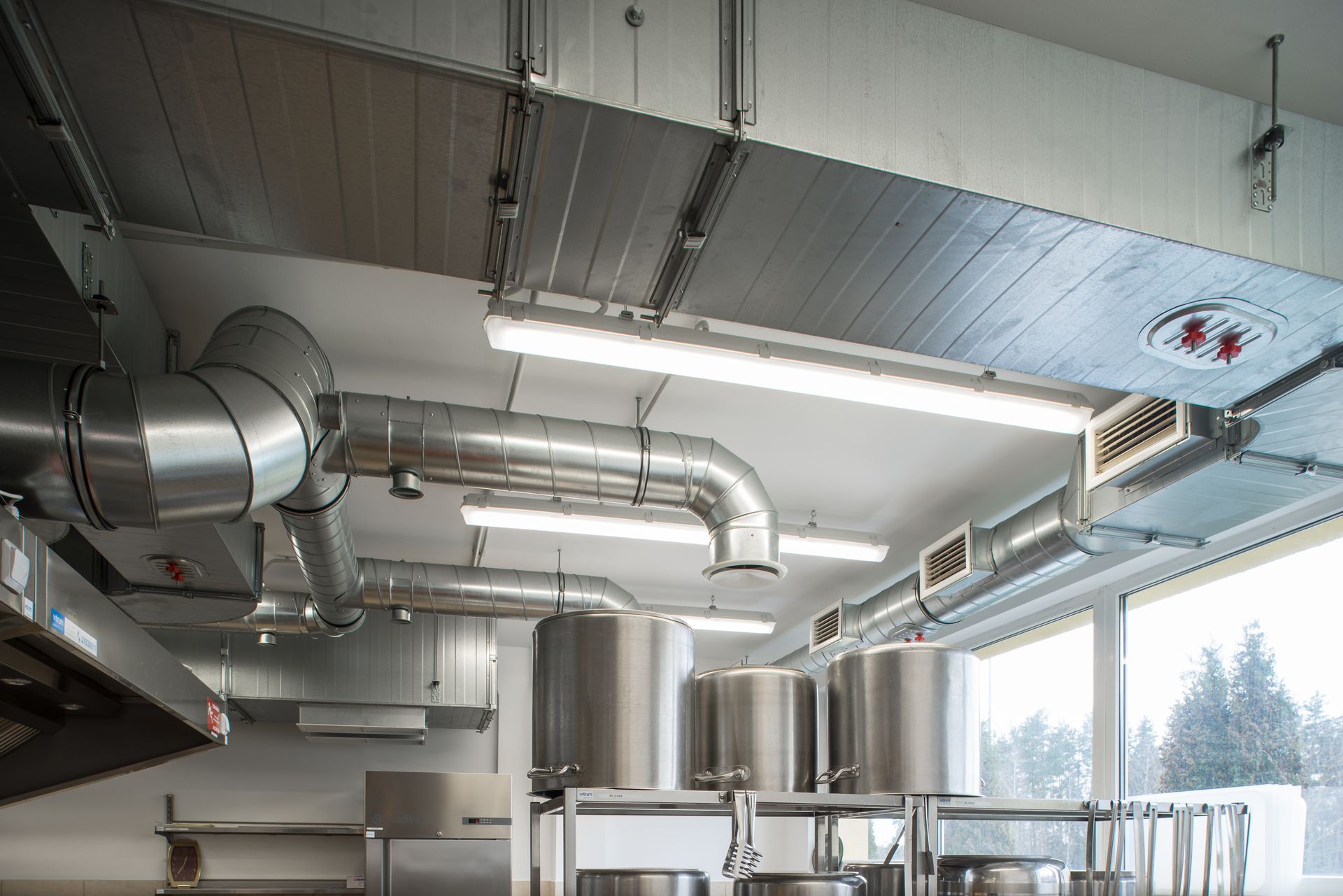 Ventilation de cuisine industrielle