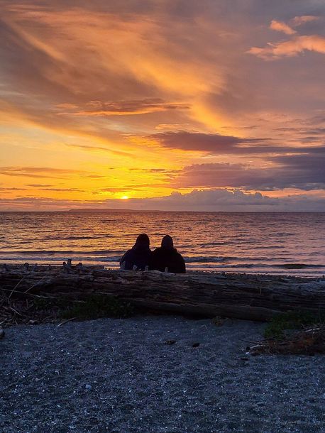 Enjoy beautiful beach sunsets