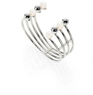 Bracelet Lunae en acier, perles, cristaux 119€ à Aÿ