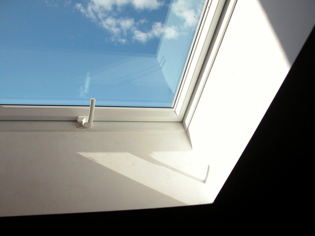 vue intérieur par un velux