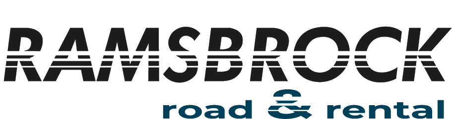 Ein Logo für Ramsbrock Road und Rental