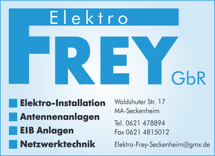 Elektro Frey GbR - Firmenlogo
