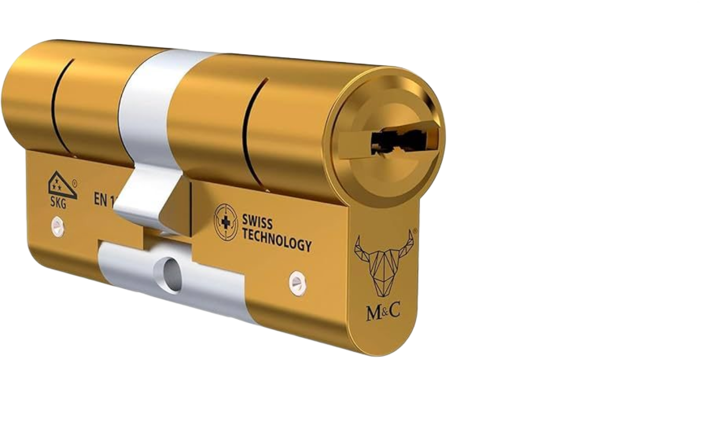 Cerradura de cilindro de perfil europeo de alta seguridad para refuerzo de la vivienda