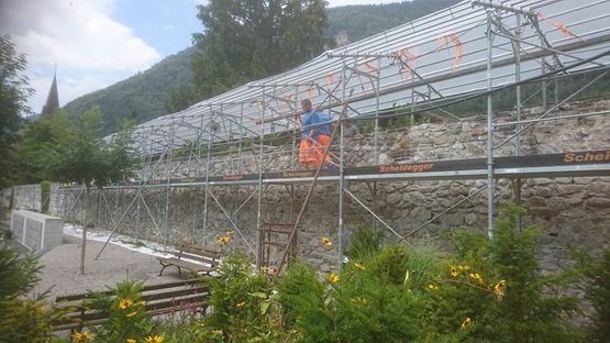 Sanierung Schlossmauern, Interlaken - Nufer Anderegg Bau AG