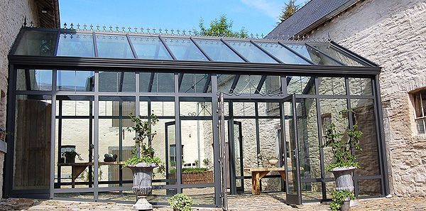 Véranda à facettes