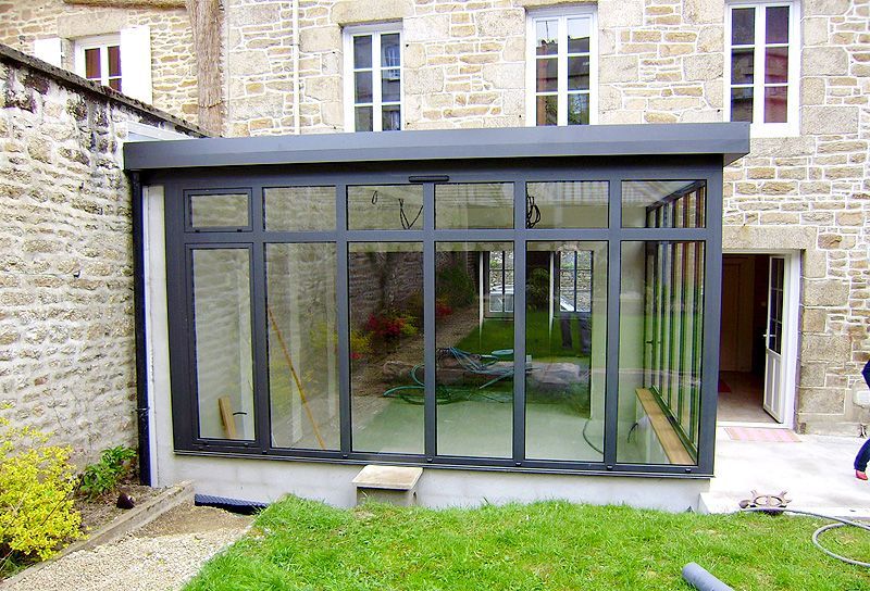 Véranda de style contemporain