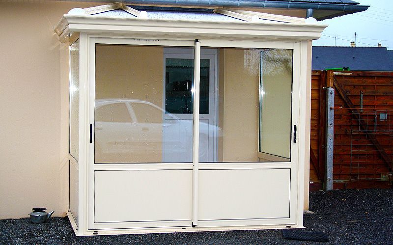 Sas d'entrée demi-vitré