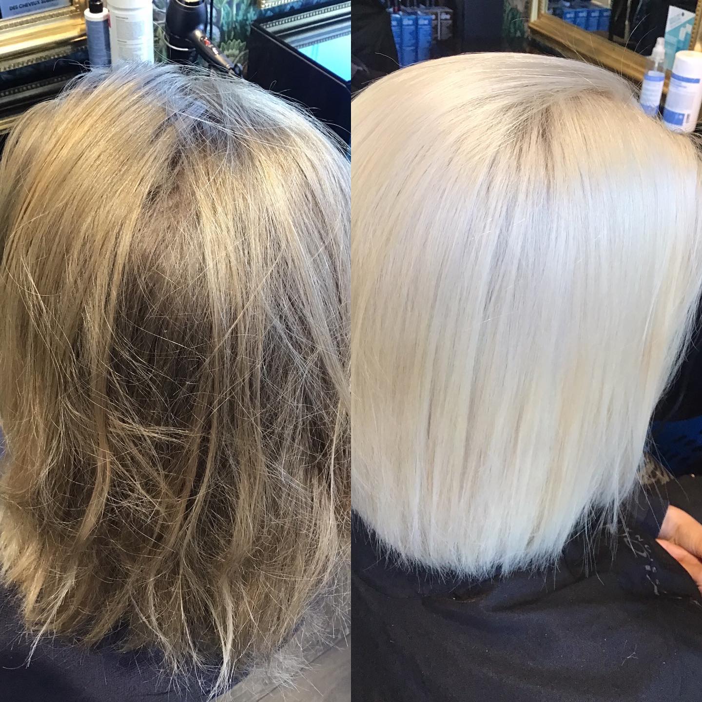 Platine avant après